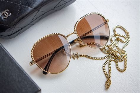 chanel sonnenbrille mit kette|chanel sonnenbrille damen.